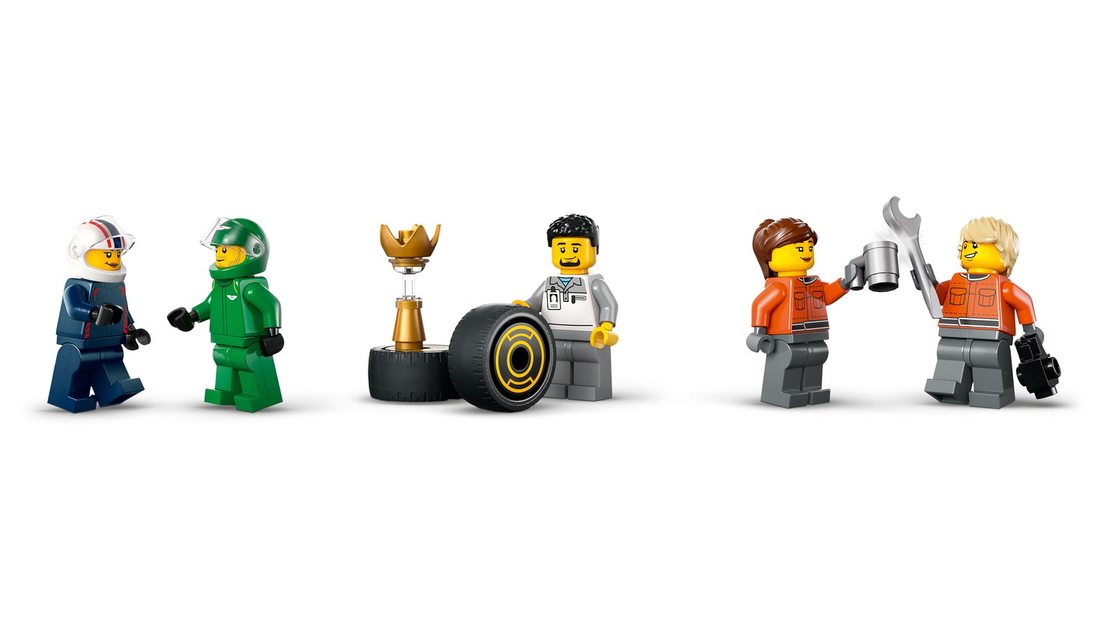 LEGO 60445 LEGO® City 60445 - F1® Transporter mit RB20 & AMR24 F1® Rennautos – Detailansicht 1