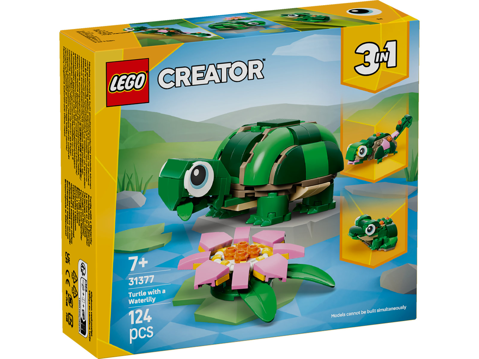 LEGO® Creator 31377 - Schildkröte mit Seerose