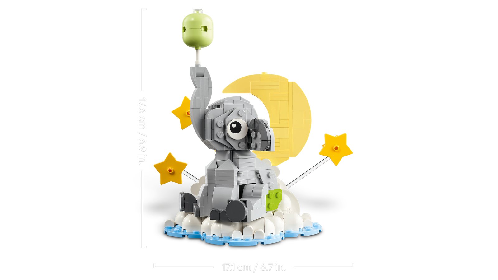 LEGO 40814 LEGO® LEGO Iconic 40814 - Schwebender Baby-Elefant – Detailansicht 4