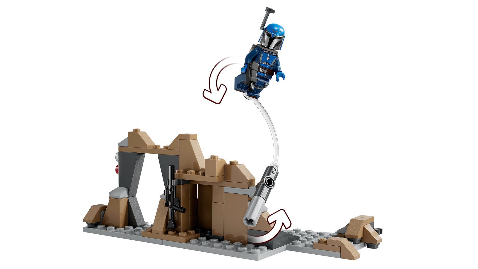 LEGO 75373 LEGO® Star Wars™ 75373 - Hinterhalt auf Mandalore™ Battle Pack – Detailansicht 2