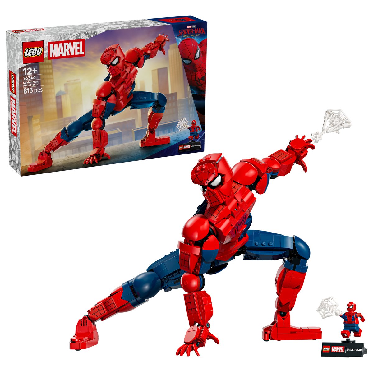 LEGO 76346 LEGO® ǀ Marvel 76346 - Spider-Man-Figur – Box & Produkt