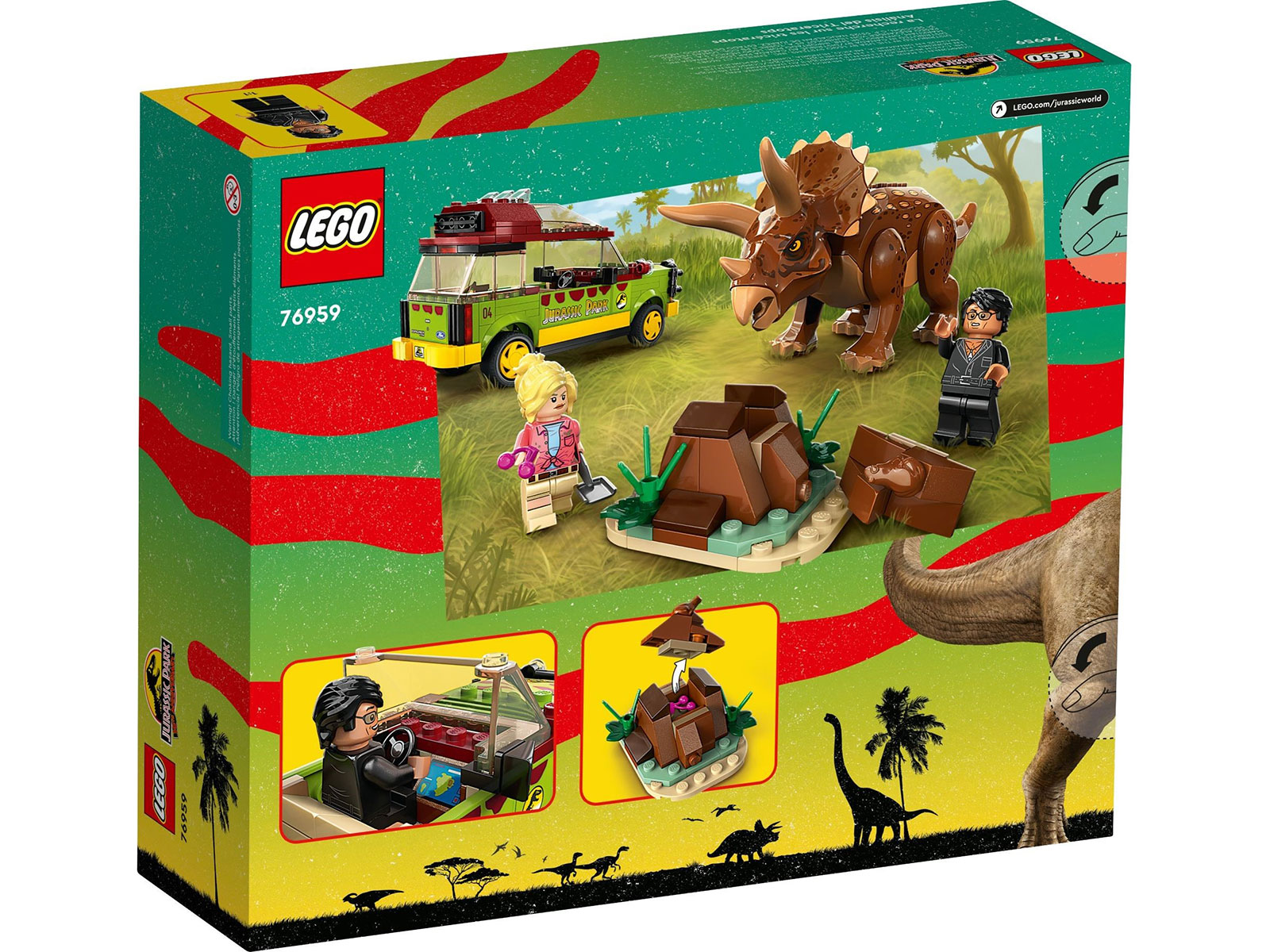 LEGO® Jurassic World 76959 - Triceratops-Forschung