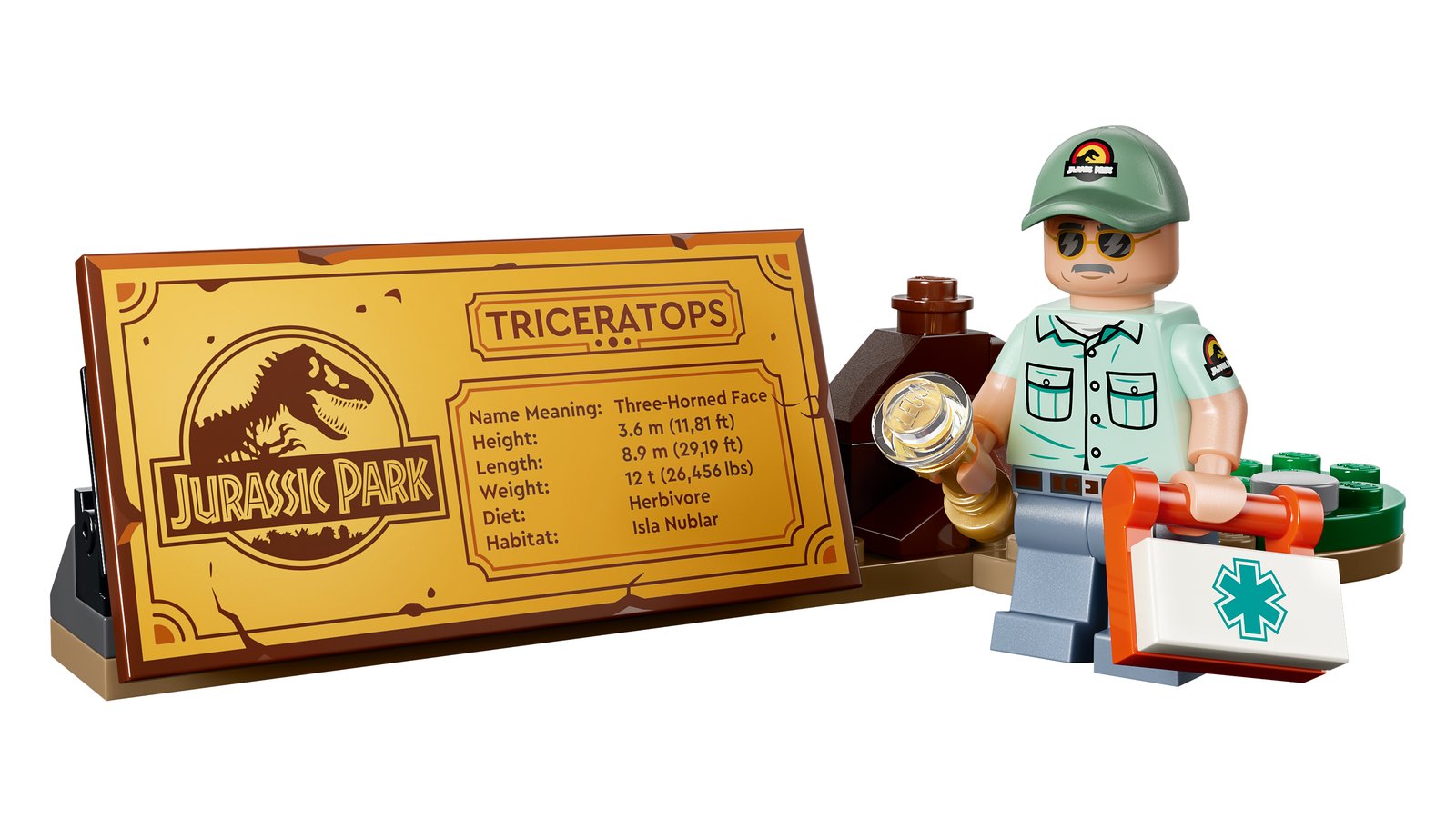 LEGO 77985 LEGO® Jurassic World 77985 - Dinosaurier-Fossilien: Triceratops – Detailansicht 4