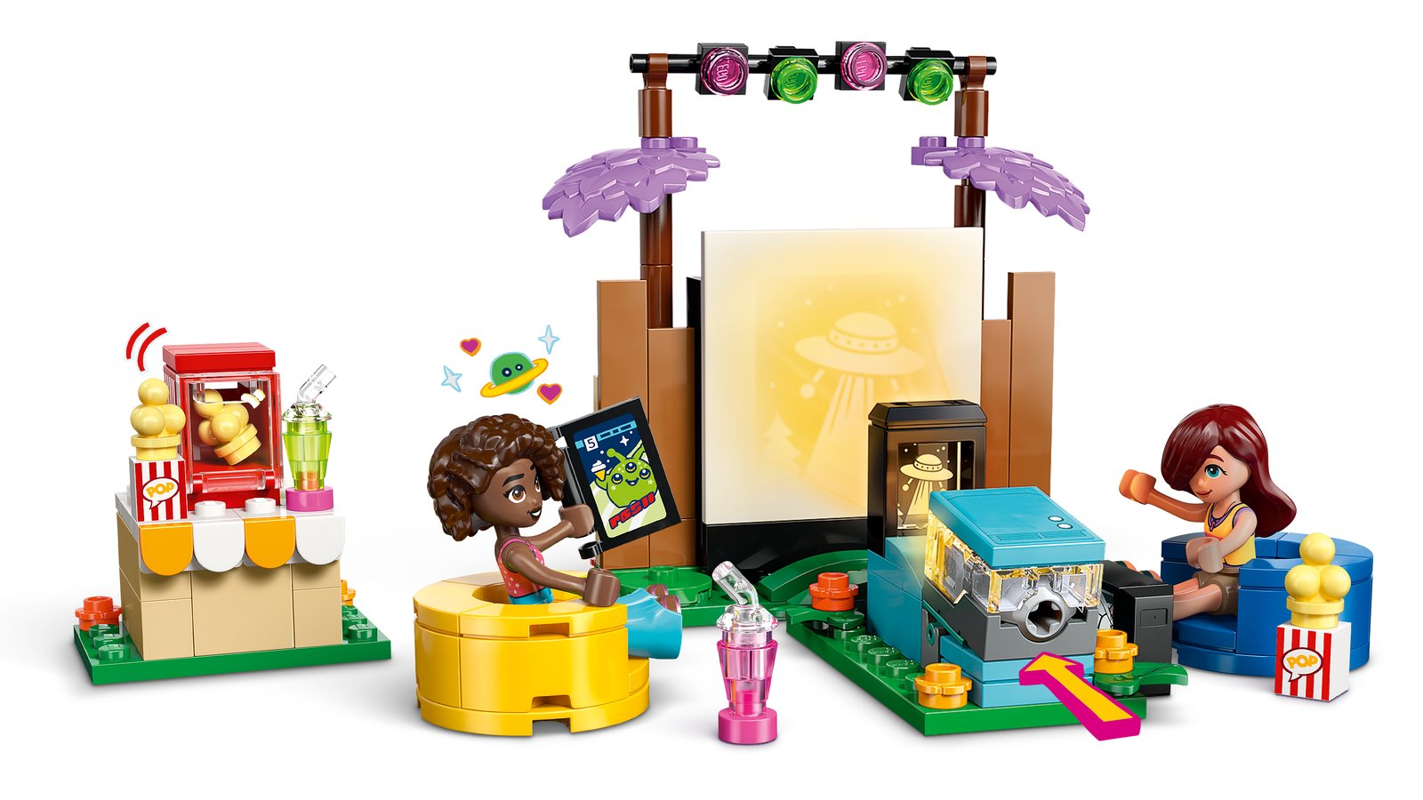 LEGO 42642 LEGO® Friends 42642 - Filmabend mit Freunden – Detailansicht 2