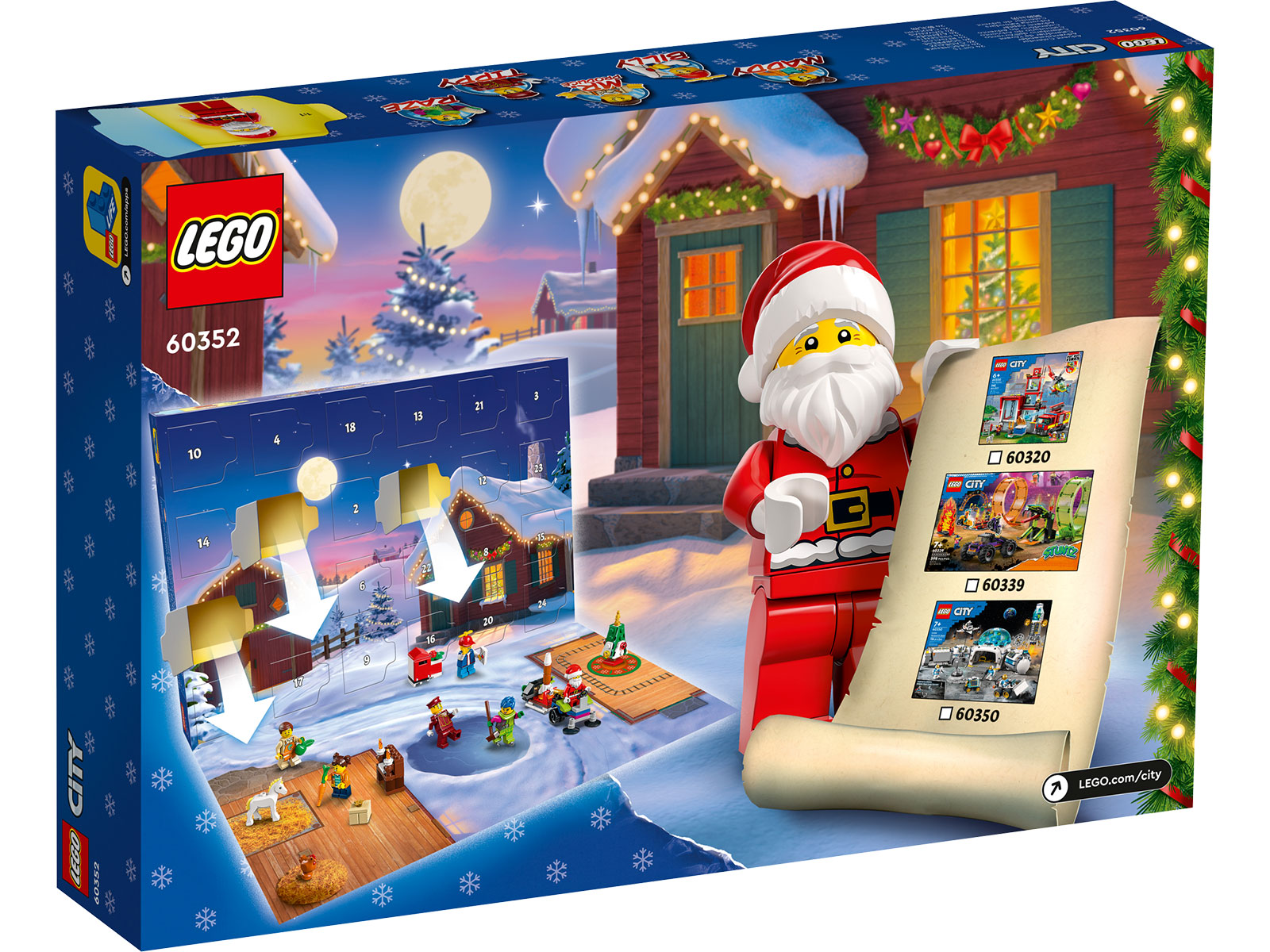 LEGO® City 60352 - Adventskalender 2022 - Box Back