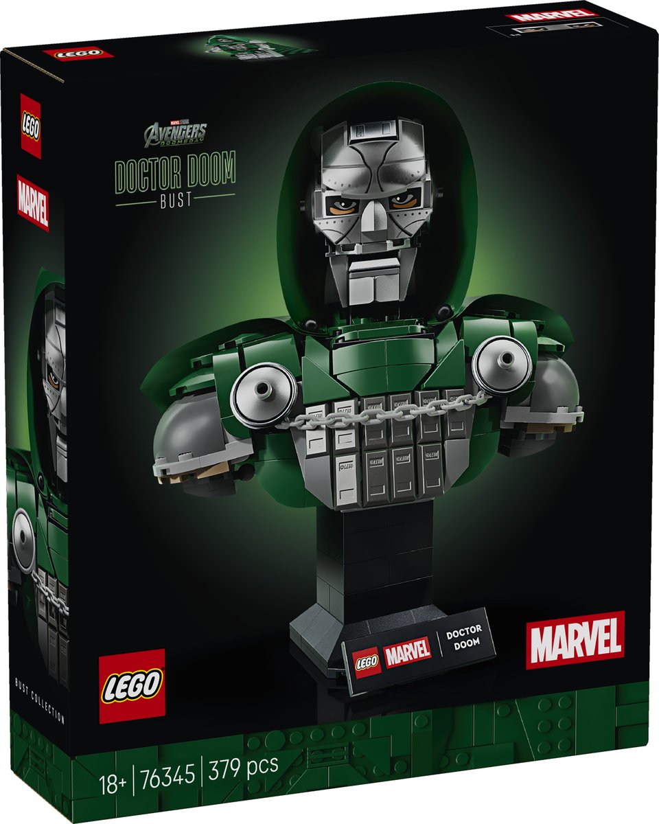 LEGO 76345 LEGO® ǀ Marvel 76345 - Doctor Doom Büste – Verpackung vorne