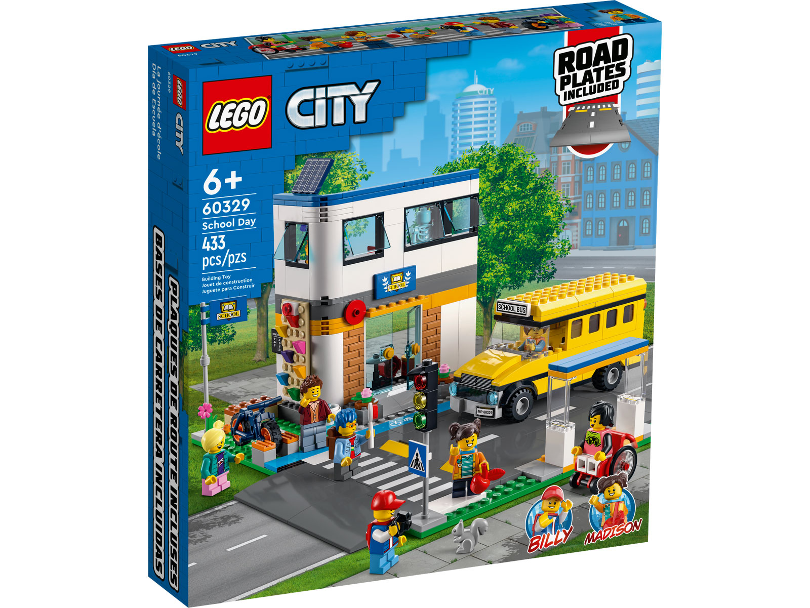 LEGO® City 60329 - Schule mit Schulbus - Box Front