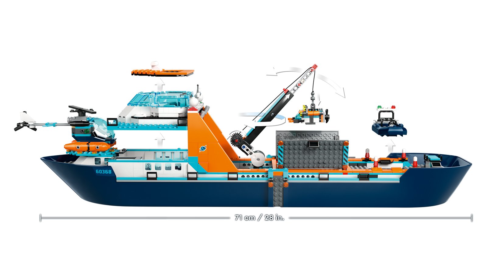 LEGO 60368 LEGO® City 60368 - Arktis-Forschungsschiff – Detailansicht 2