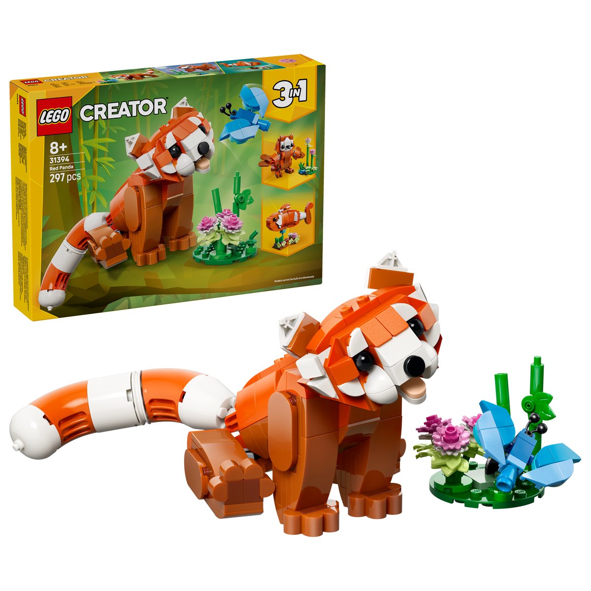 LEGO 31394 LEGO® Creator 31394 - Niedliche Tiere: Roter Panda – Box & Produkt