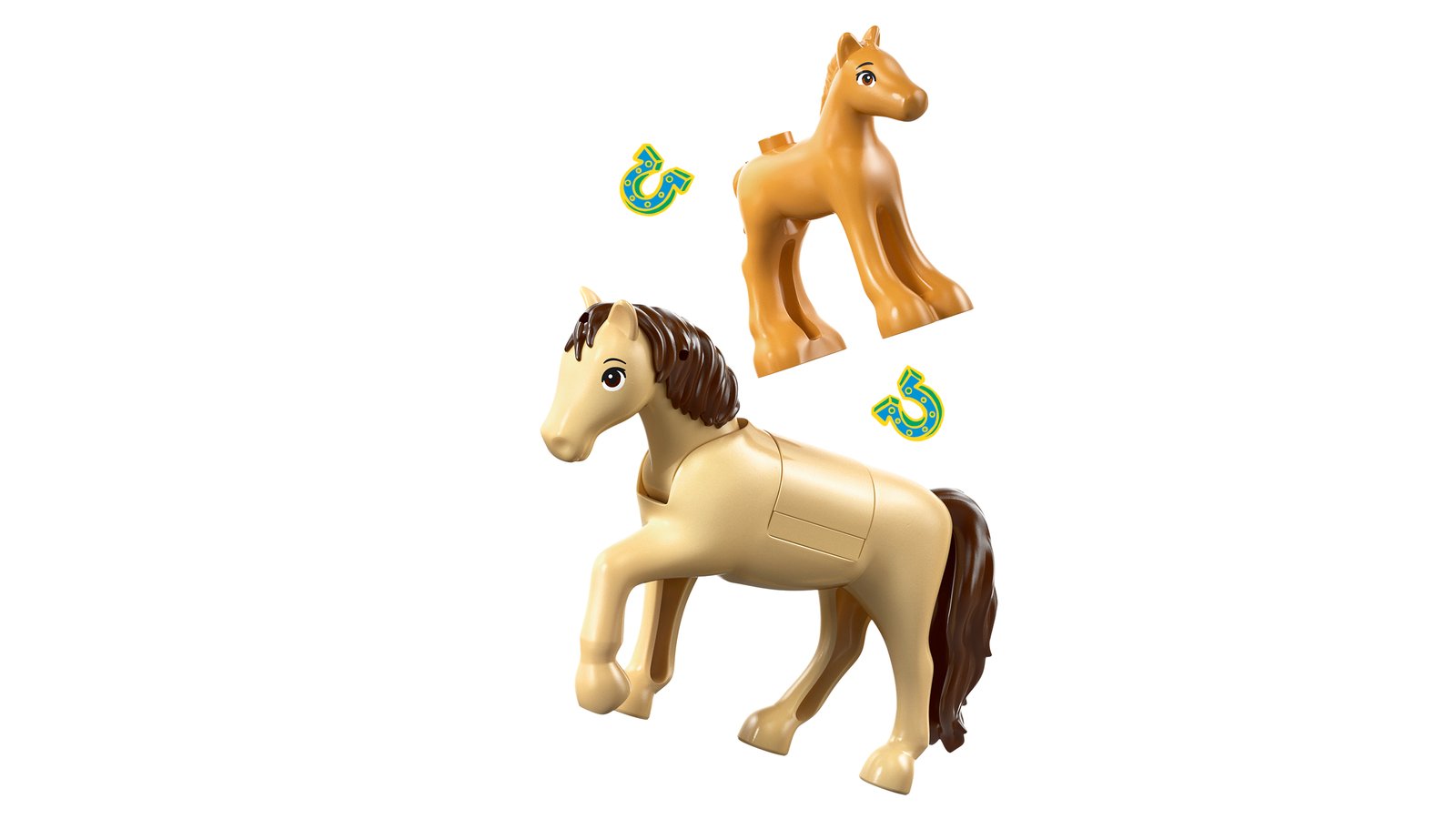 LEGO 42695 LEGO® Friends 42695 - Pferd und Fohlen mit Pferdeanhänger – Detailansicht 2