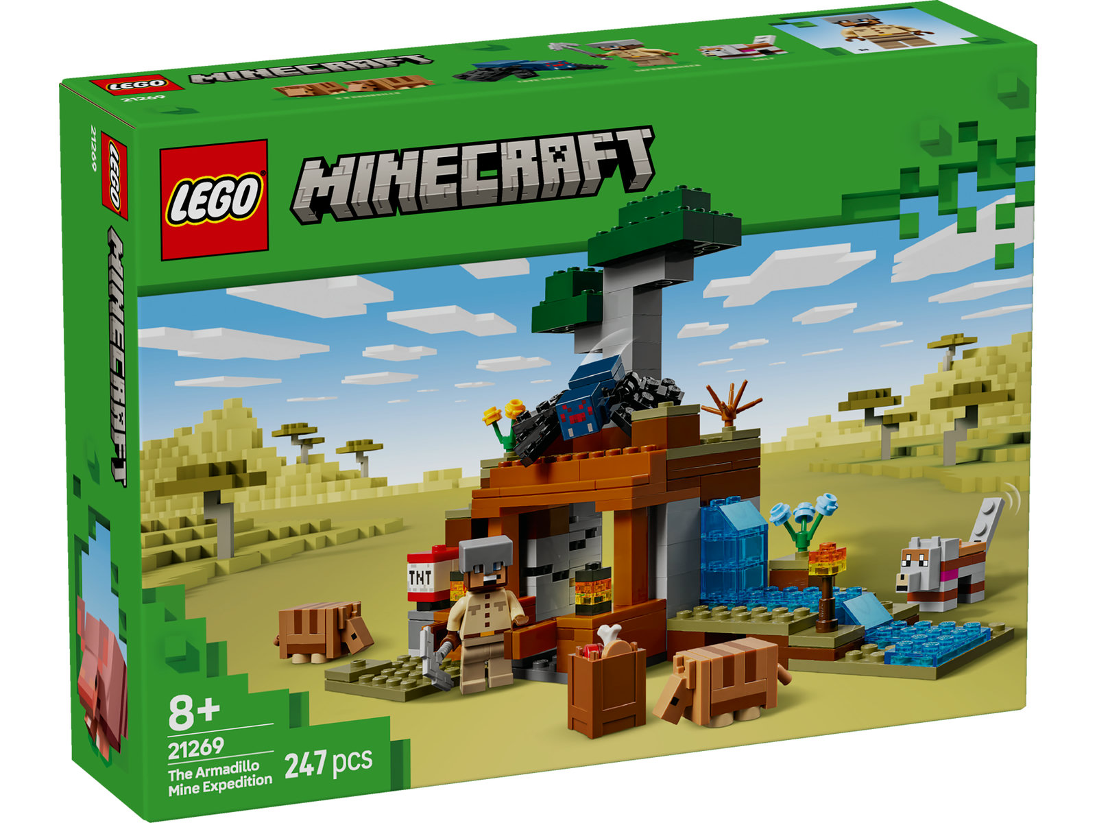 LEGO® Minecraft 21269 - Die Expedition zur Gürteltiermine