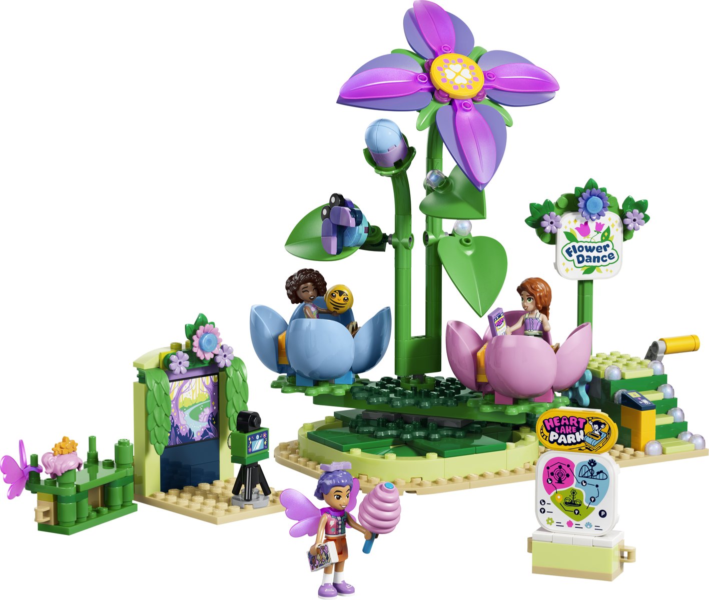 LEGO 42702 LEGO® Friends 42702 - Feentassen-Karussell mit Blumendeko – Produktfoto