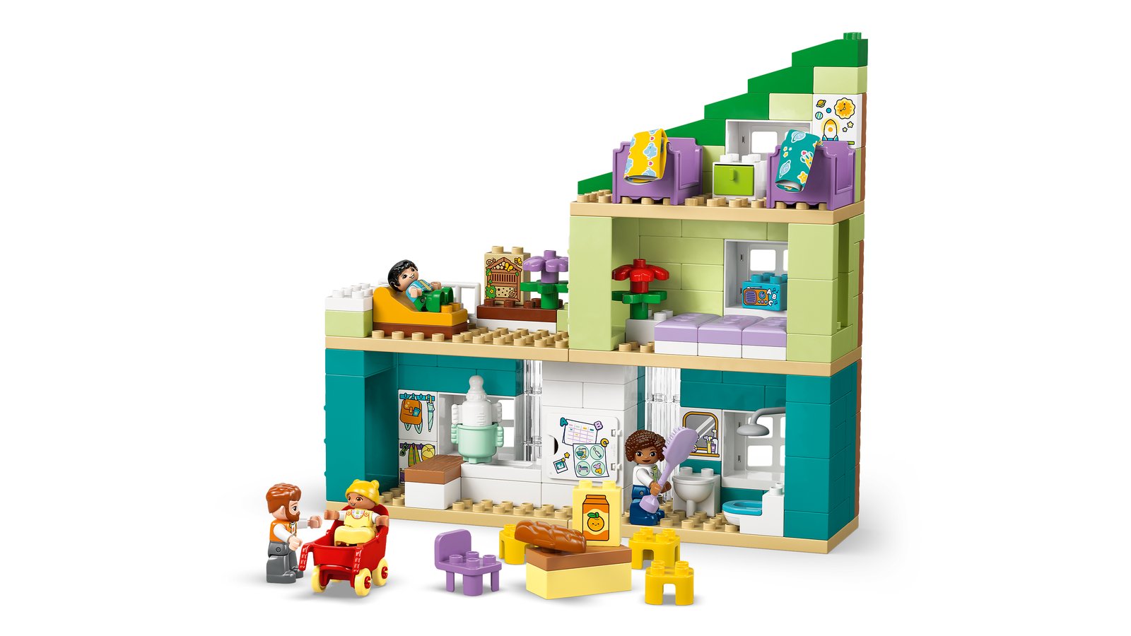 LEGO 10470 LEGO® DUPLO Town 10470 - Modernes Familienhaus mit Figuren – 3-in-1-Set – Detailansicht 7