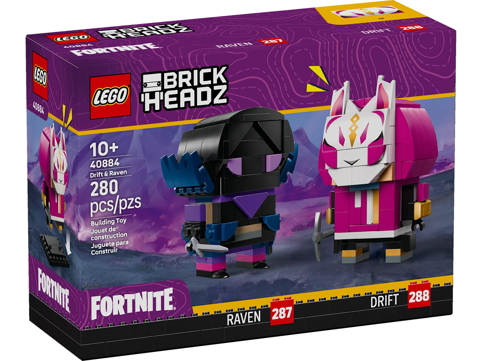 LEGO® BrickHeadz 40884 - Drift und Raven Figuren