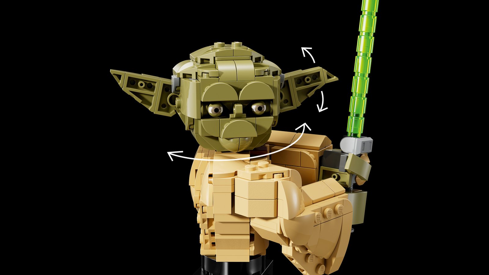 LEGO 75438 LEGO® Star Wars™ 75438 - Yoda™ Büste – Detailansicht 3