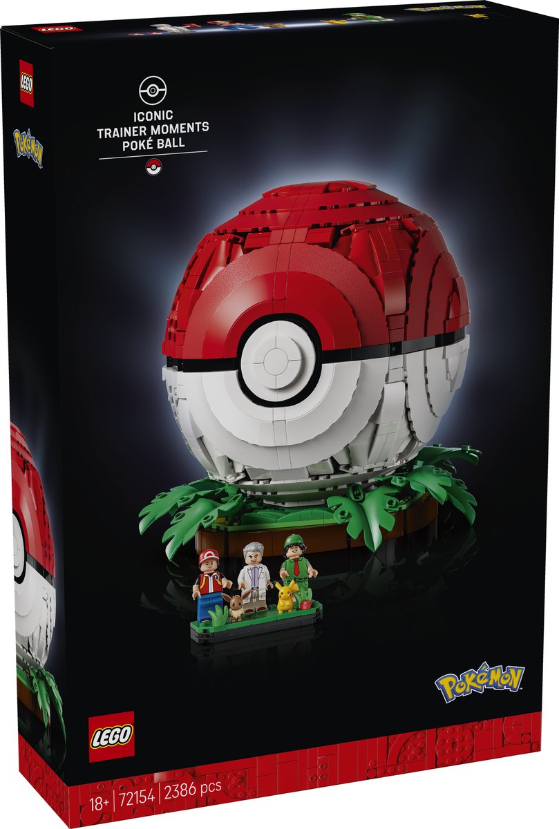 LEGO 72154 LEGO® Pokémon™ 72154 - Pokéball mit Beeindruckenden Trainermomenten – Verpackung vorne