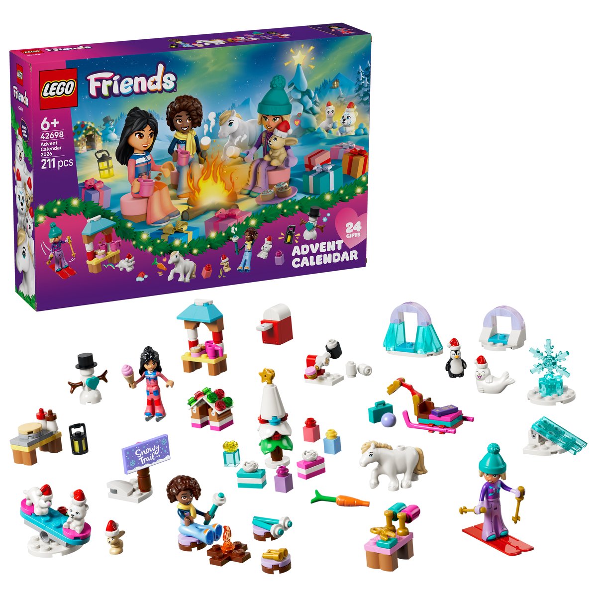 LEGO 42698 LEGO® Friends 42698 - Adventskalender 2026 – Box & Produkt