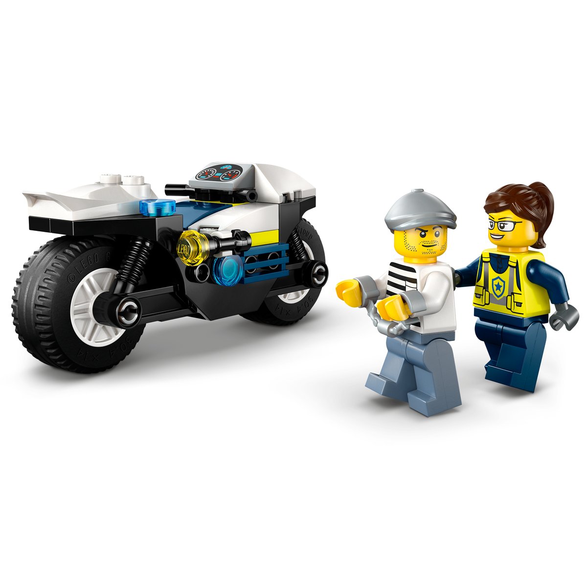 LEGO 60455 LEGO® City 60455 - Verfolgungsjagd mit dem Polizeimotorrad – Detailansicht 3