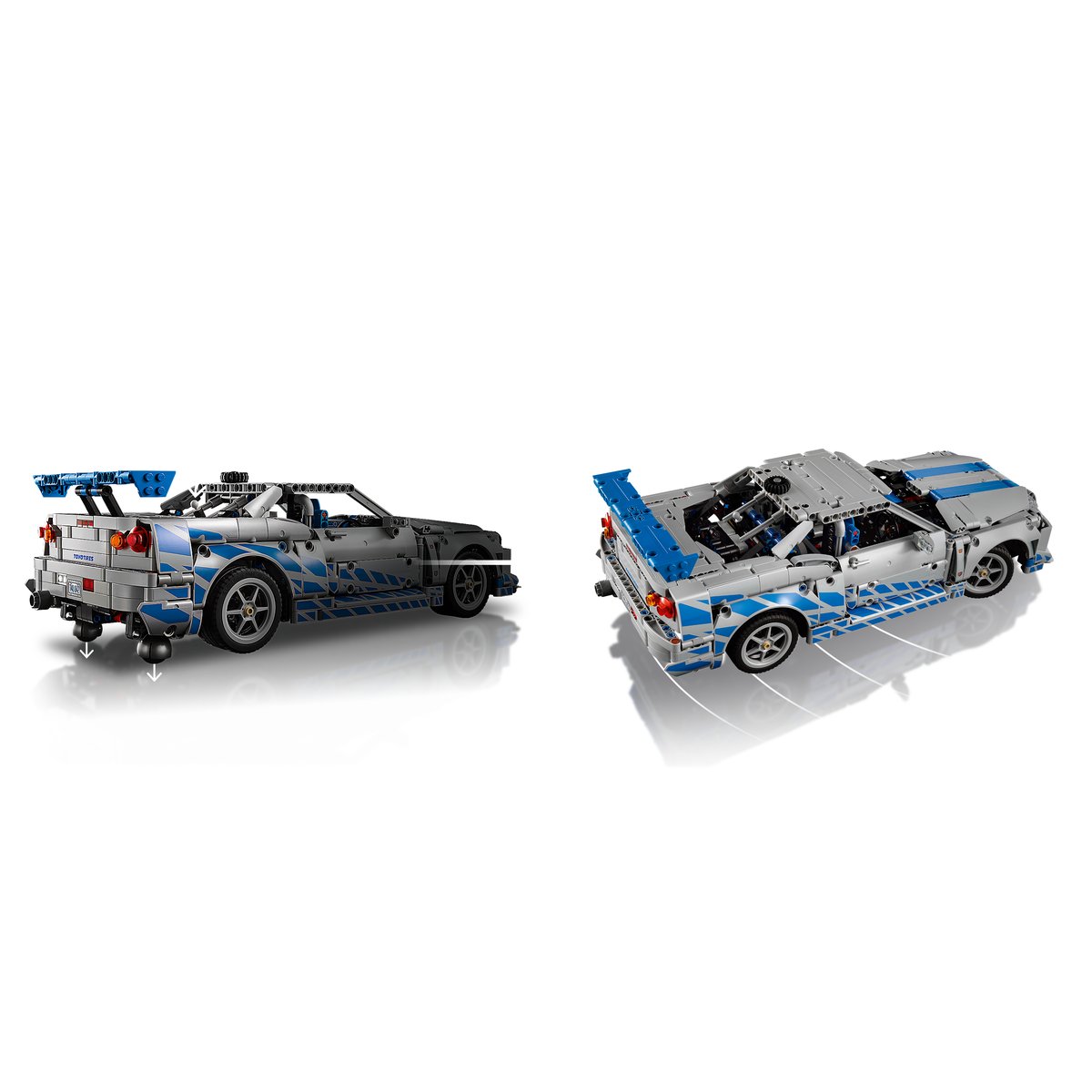 LEGO 42210 LEGO® Technic 42210 - 2 Fast 2 Furious Nissan Skyline GT-R (R34) Flitzer – Detailansicht 3