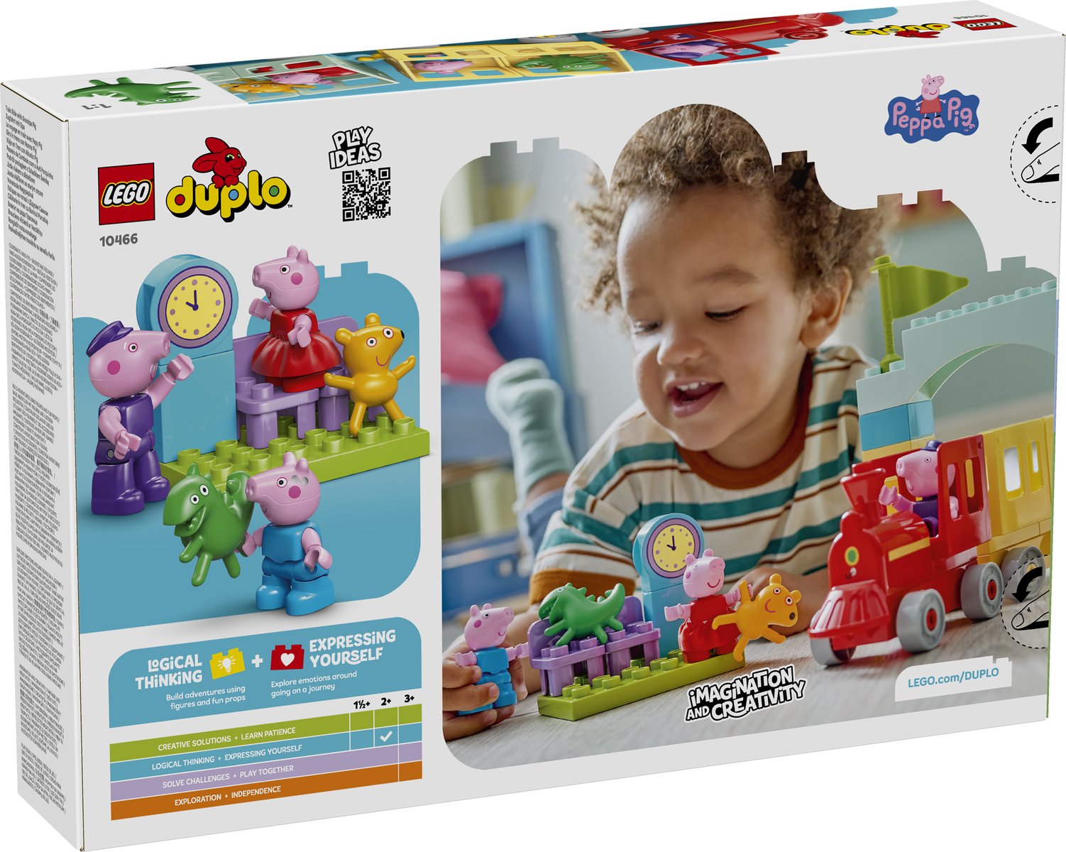 LEGO 10466 LEGO® DUPLO® Peppa Wutz 10466 - Zugfahrt mit Opa – Verpackung hinten