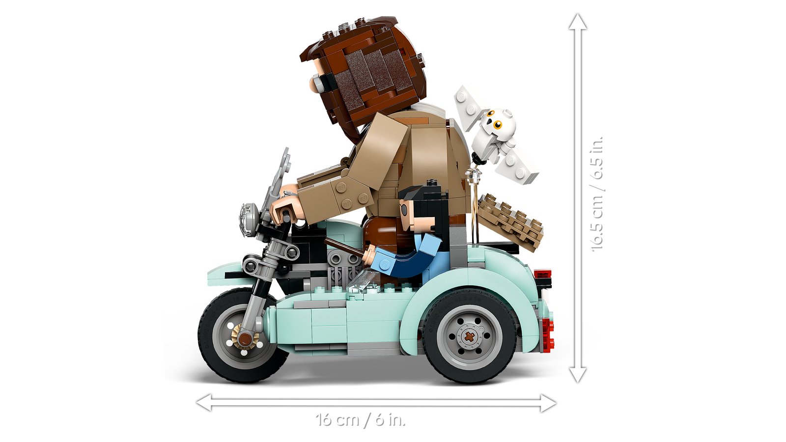 LEGO 76443 LEGO® Harry Potter™ 76443: Hagrids und Harrys Motorradtour – Detailansicht 1