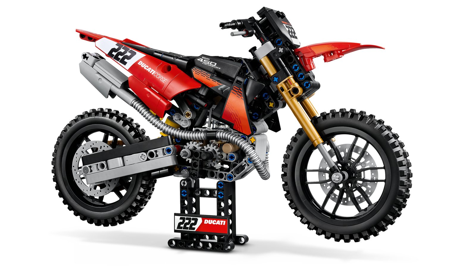 LEGO 42238 LEGO® Technic 42238 - Ducati Desmo450 MX Factory Motorrad – Primäres Produktbild