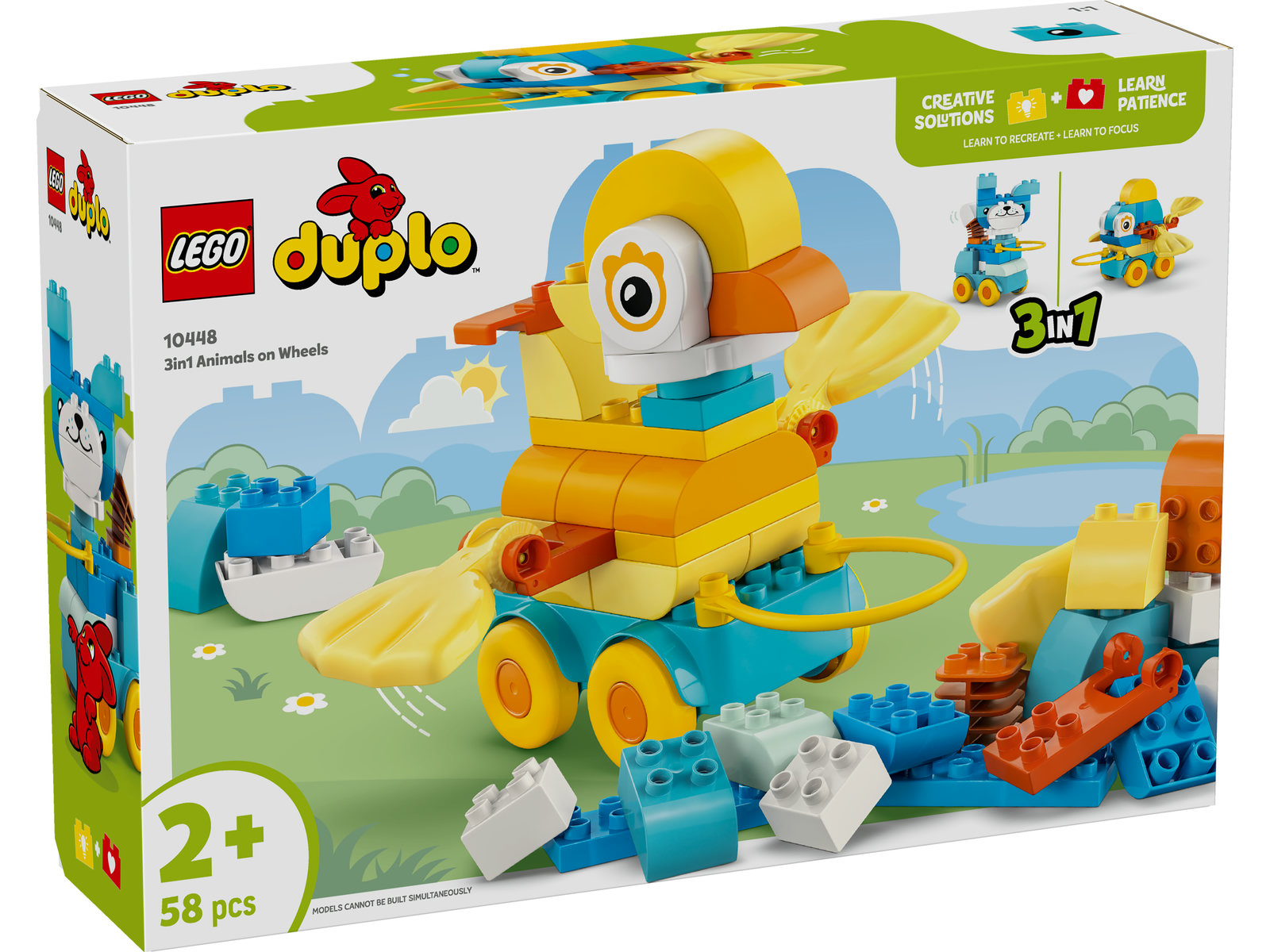 LEGO® DUPLO Town 10448 - Tiere auf Rädern 3-in-1-Set
