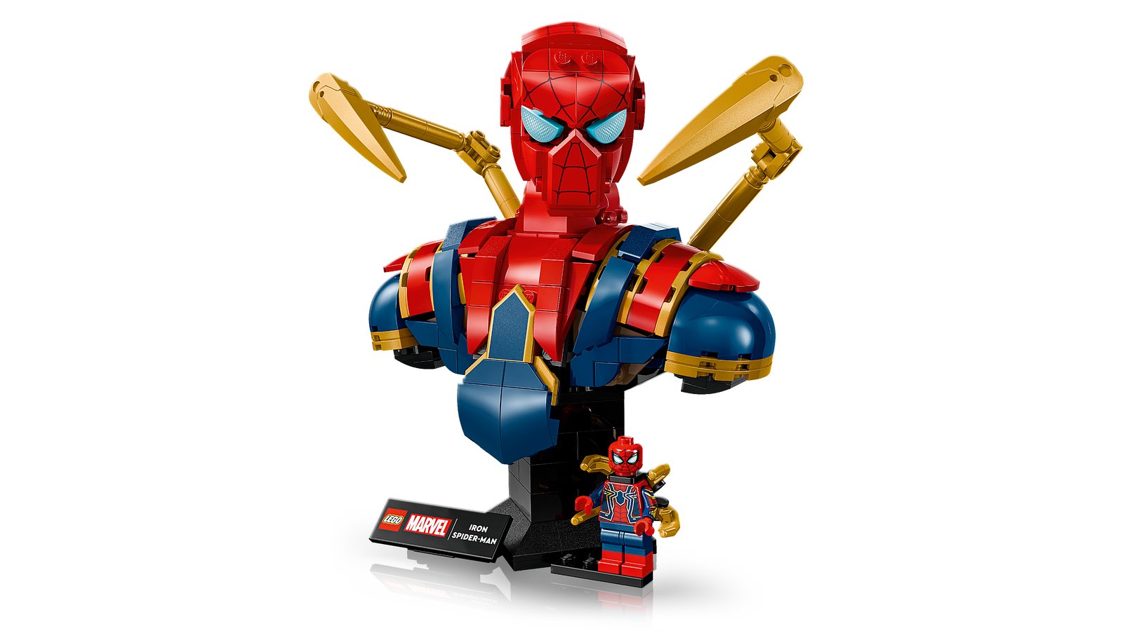 LEGO 76326 LEGO® Super Heroes 76326 - Iron Spider-Man Büste – Detailansicht 3