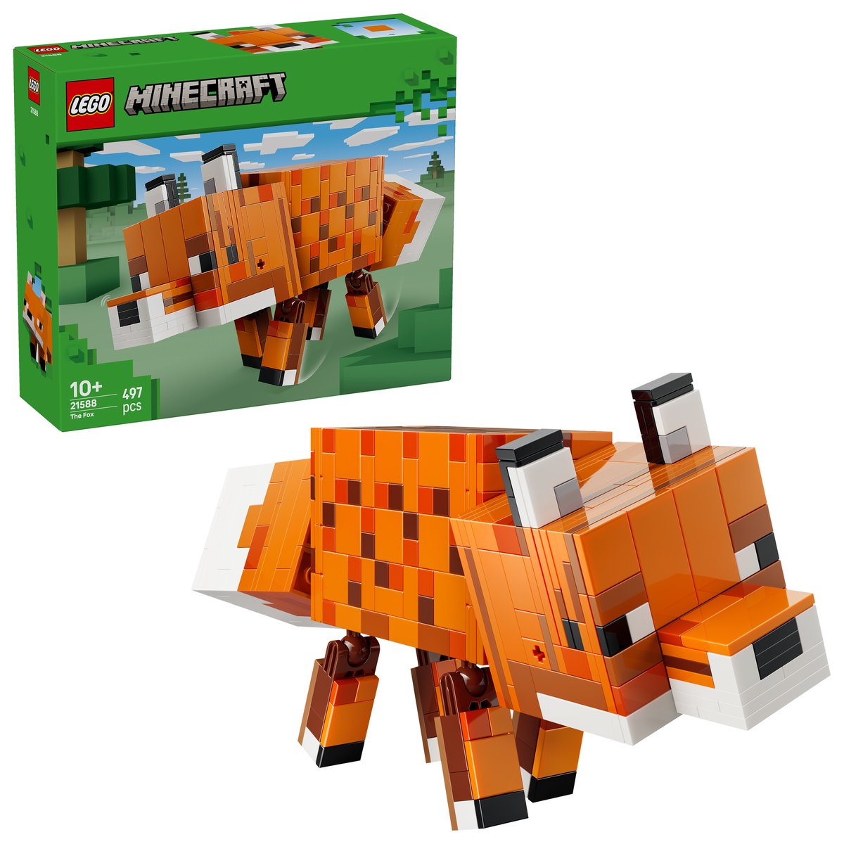 LEGO 21588 LEGO® Minecraft 21588 - Der Fuchs – Box & Produkt