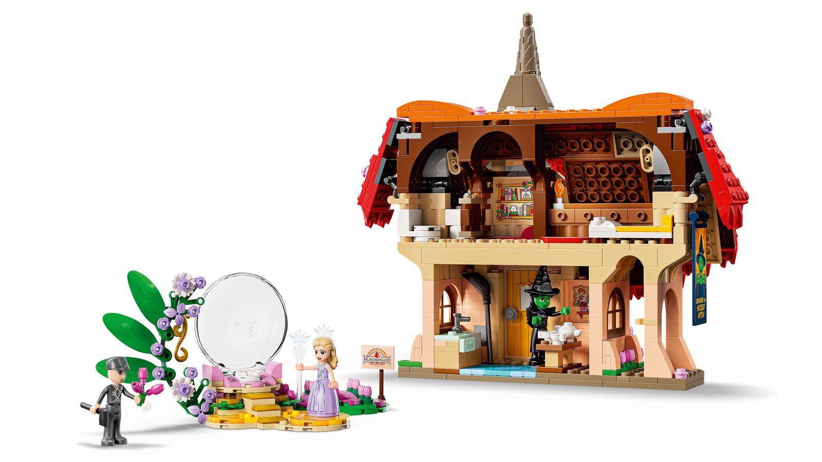 LEGO 75690 LEGO® Wicked 75690 - Glinda und Elphaba im Munchkinland – Detailansicht 2