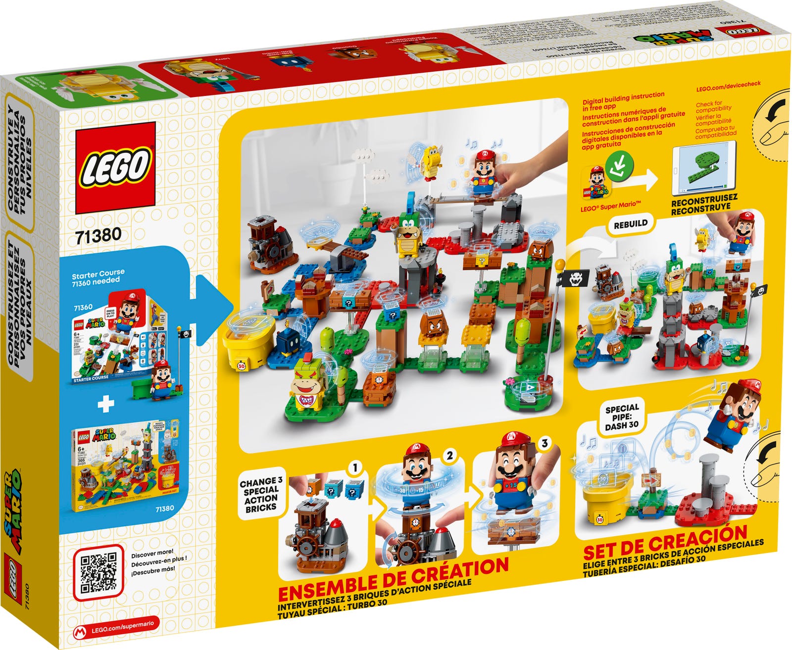 LEGO® Super Mario™ 71380 - Baumeister-Set für eigene Abenteuer