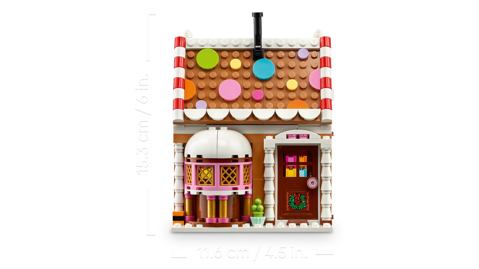 LEGO 40809 LEGO® LEGO Iconic 40809 - Weihnachtliches Lebkuchenhaus – Detailansicht 3