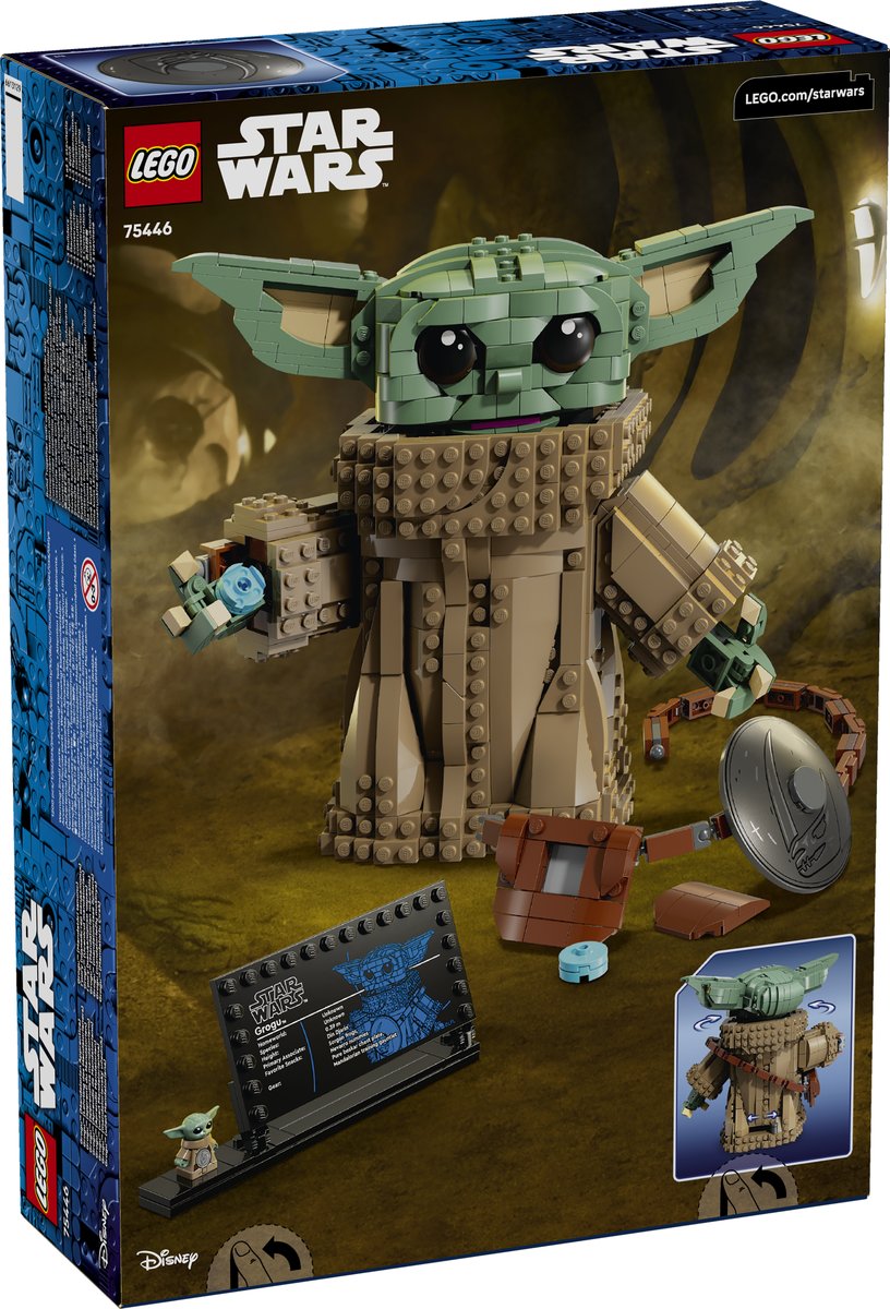 LEGO 75446 LEGO® Star Wars™ 75446 - Grogu™ (Lehrling des Mandalorianers) – Verpackung hinten