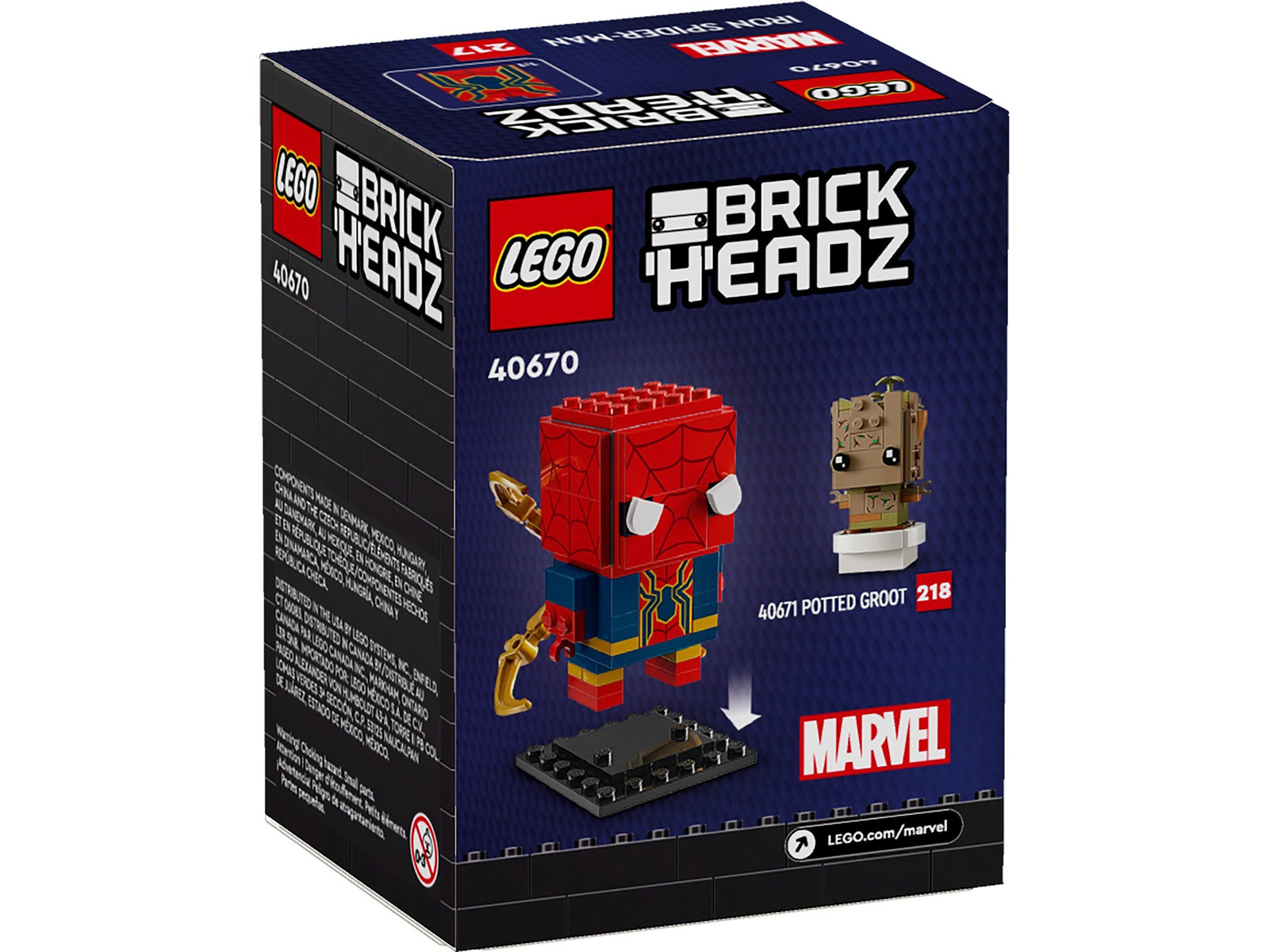 LEGO® BrickHeadz 40670 - Iron Spider-Man