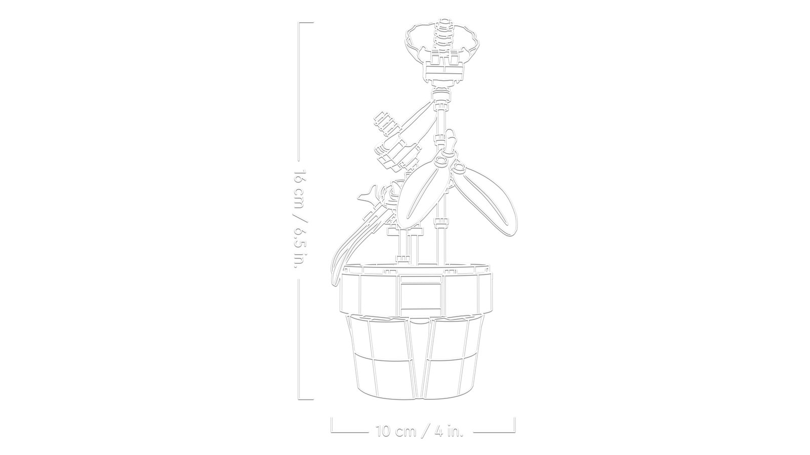 LEGO 10329 LEGO® Icons 10329 - Mini Pflanzen – Detailansicht 4