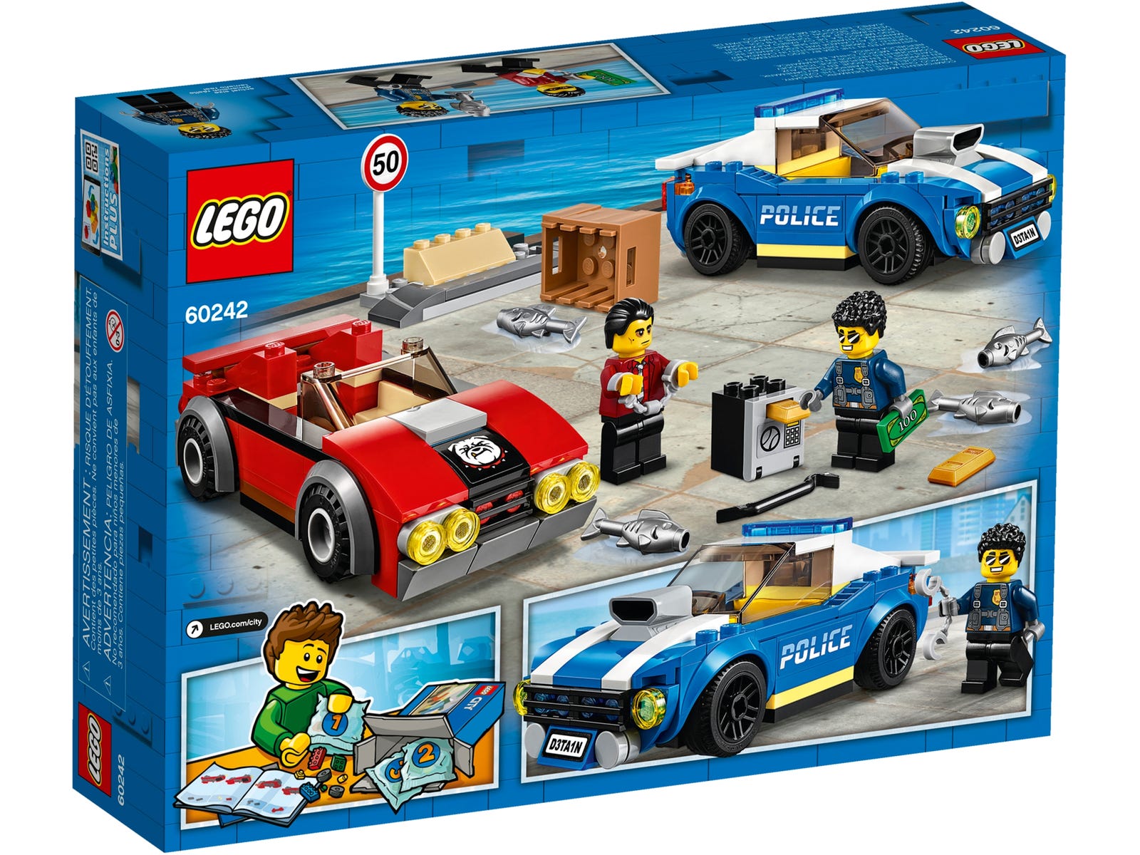 LEGO® City 60242 - Festnahme auf der Autobahn - Box Back