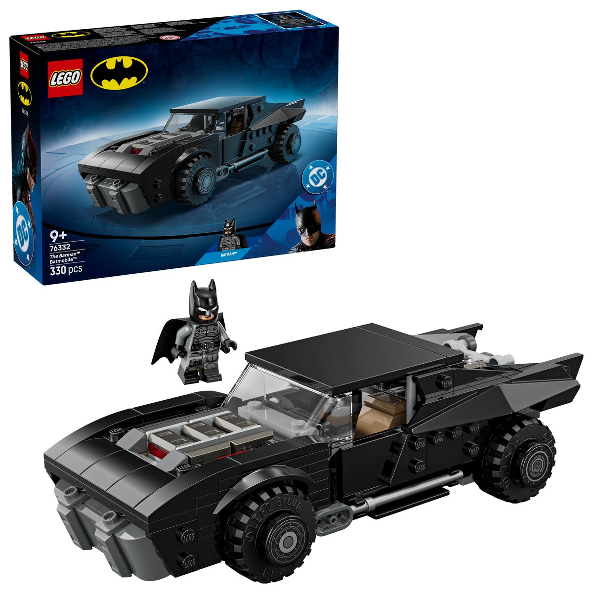LEGO 76332 LEGO® DC Batman™: The Batman Batmobil 76332 - The Batman: Batmobil – Box & Produkt