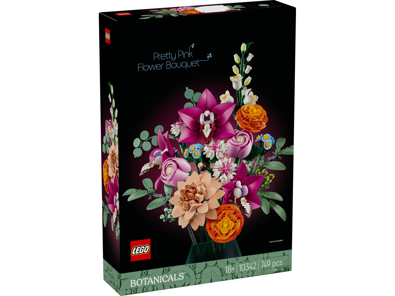 LEGO® Botanicals 10342 - Schöner Rosafarbener Blumenstrauß