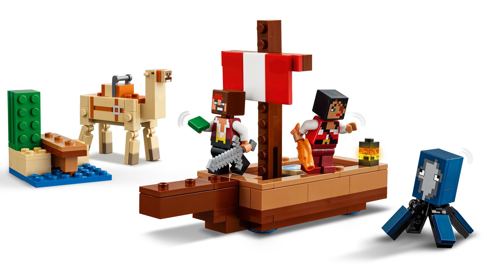 LEGO 21259 LEGO® Minecraft 21259 - Die Piratenschiffreise – Primaeres Produktbild