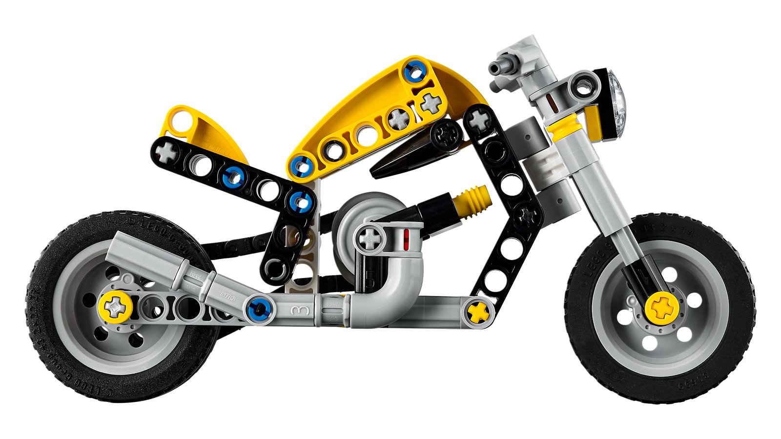 LEGO 42225 LEGO® Technic 42225 - Gelbes Motorrad – Detailansicht 1