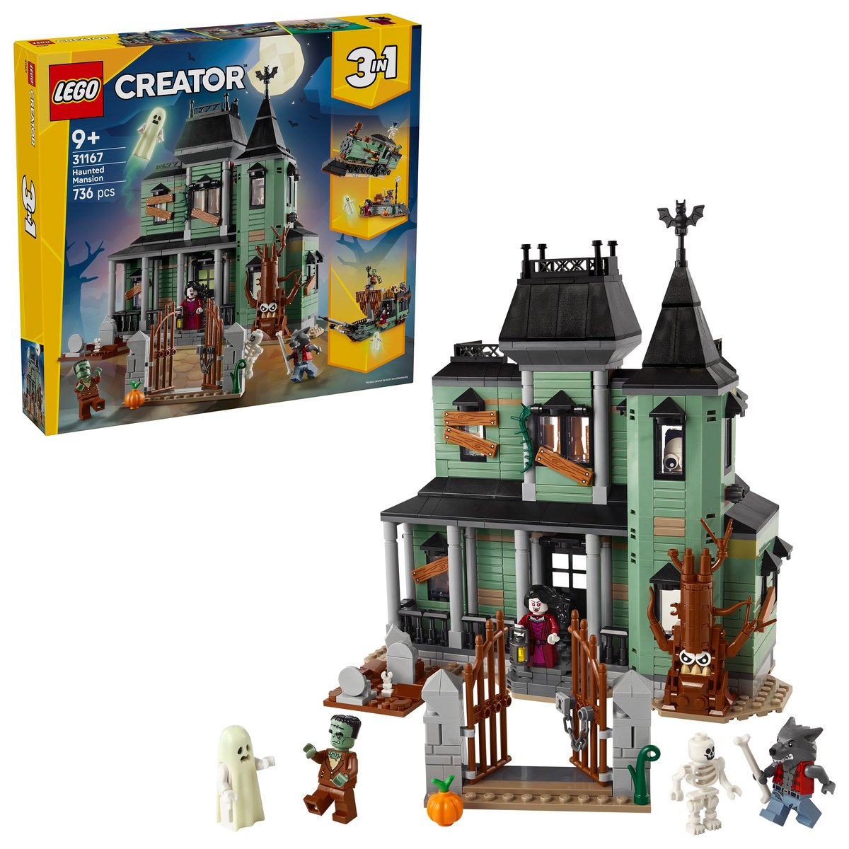 LEGO 31167 LEGO® Creator 31167 - Geisterhaus – Box & Produkt