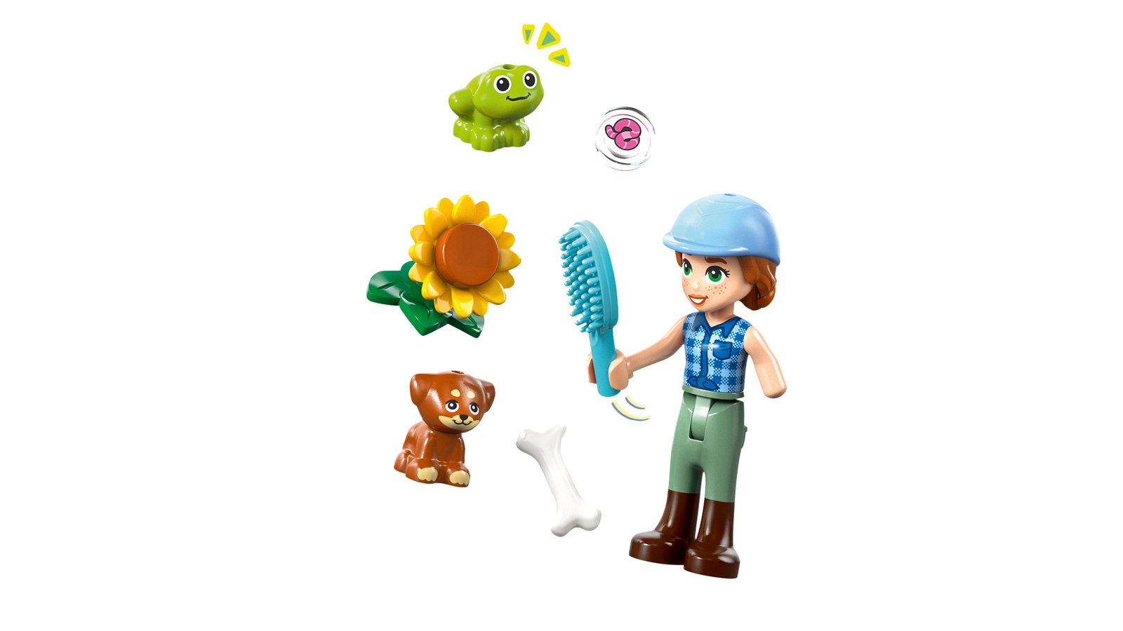 LEGO 42695 LEGO® Friends 42695 - Pferd und Fohlen mit Pferdeanhänger – Detailansicht 3