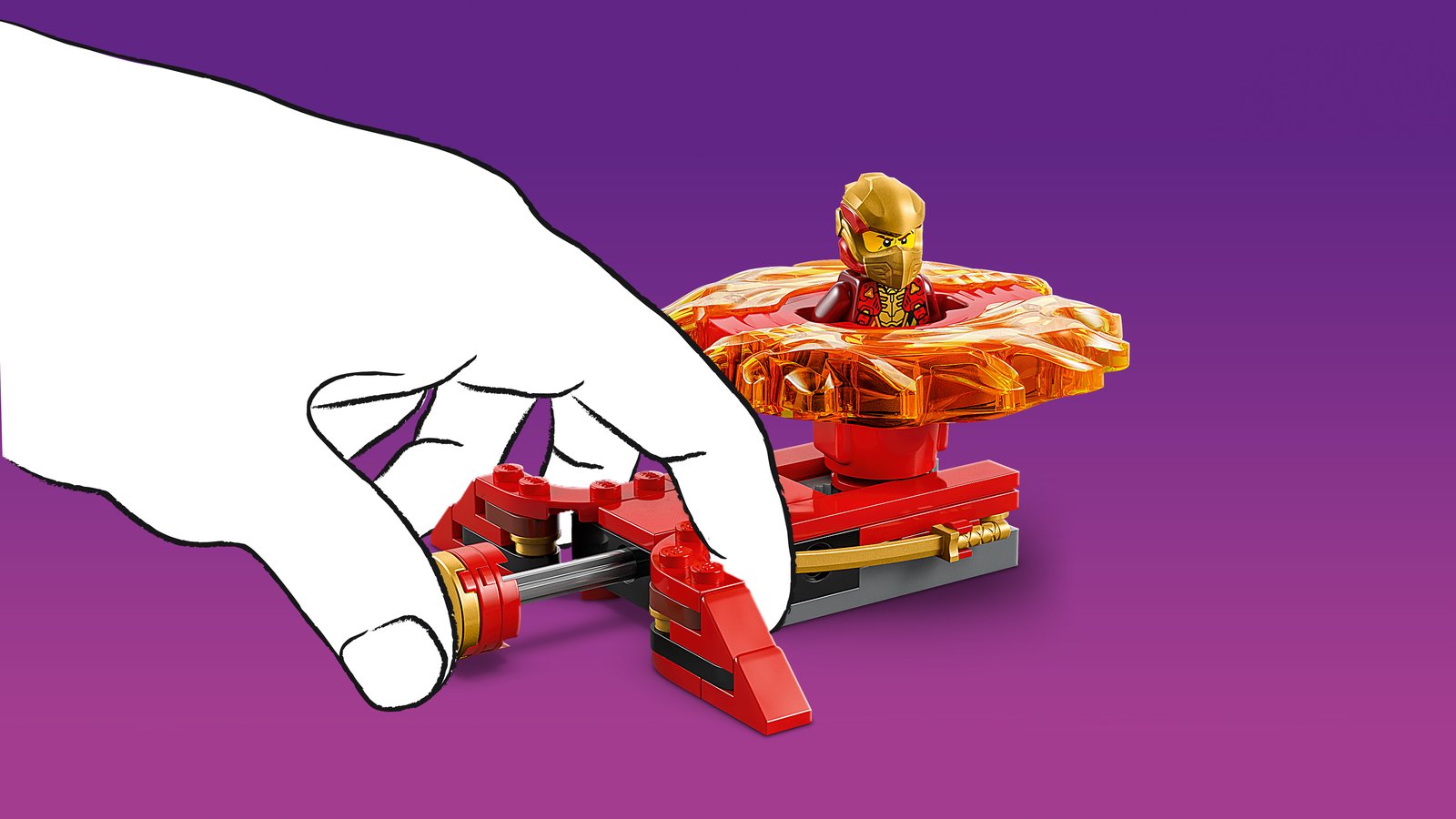 LEGO 71823 LEGO® Ninjago 71823 - Kais Drachen-Spinjitzu-Spinner – Detailansicht 2