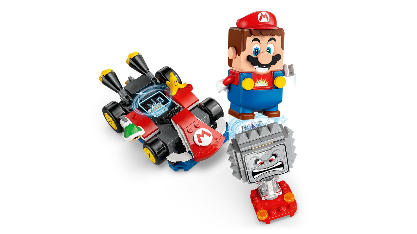 LEGO 72043 LEGO® Super Mario 72043 - Mario Kart™ – Interaktiver LEGO® Mario™ & Standard-Kart – Detailansicht 9