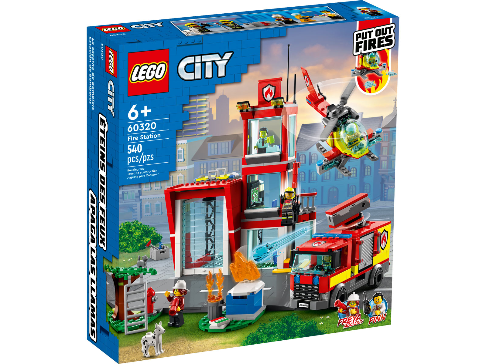 LEGO® City 60320 - Feuerwache - Box Front