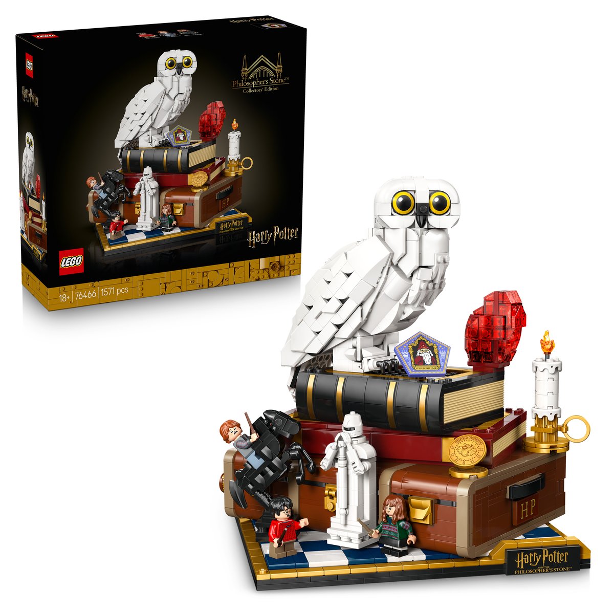 LEGO 76466 LEGO® Harry Potter™ 76466: Stein der Weisen – Sammleredition – Box & Produkt