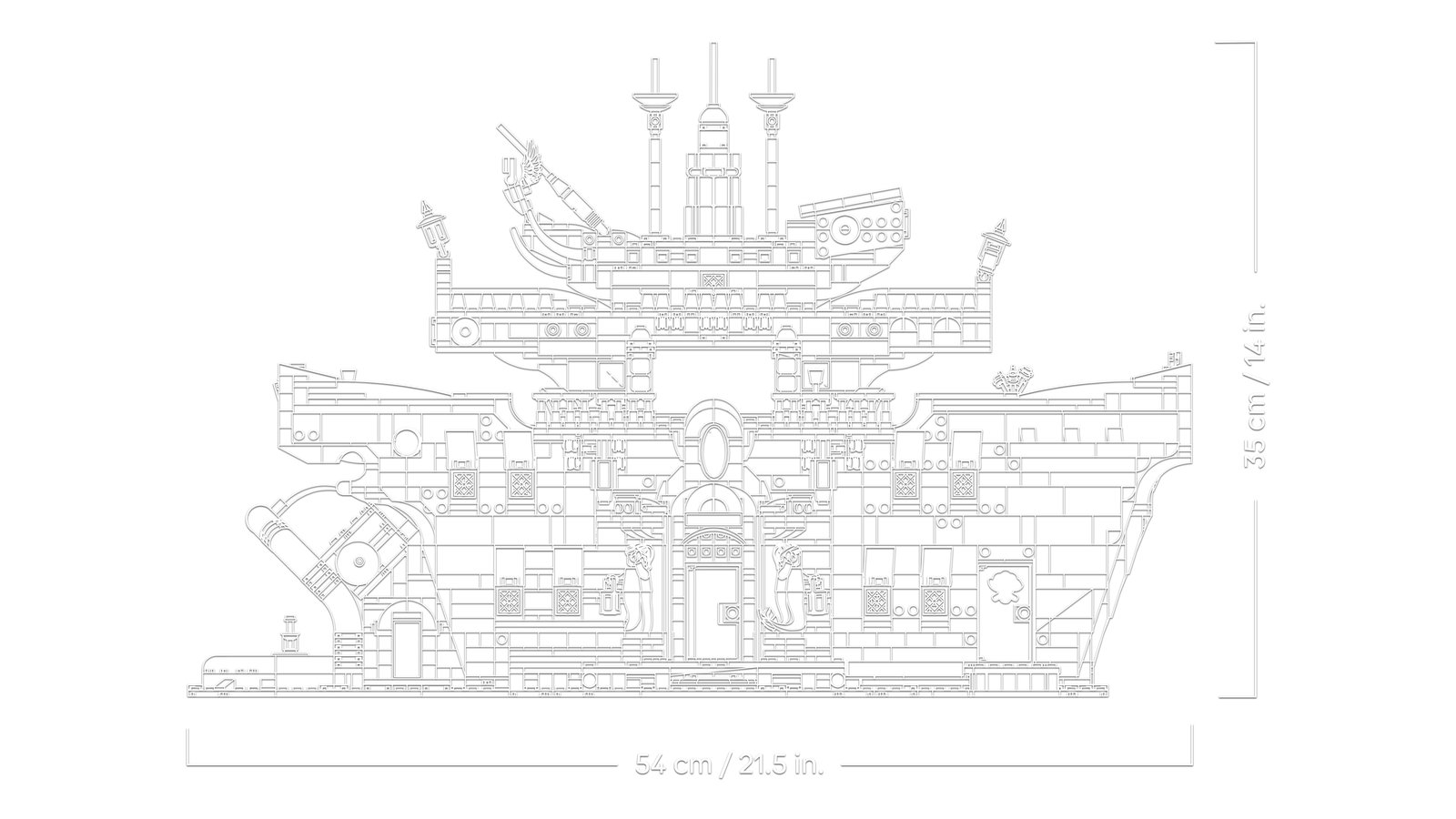 LEGO 75640 LEGO® ONE PIECE 75640 - Baratié, das Schwimmende Restaurant – Detailansicht 4