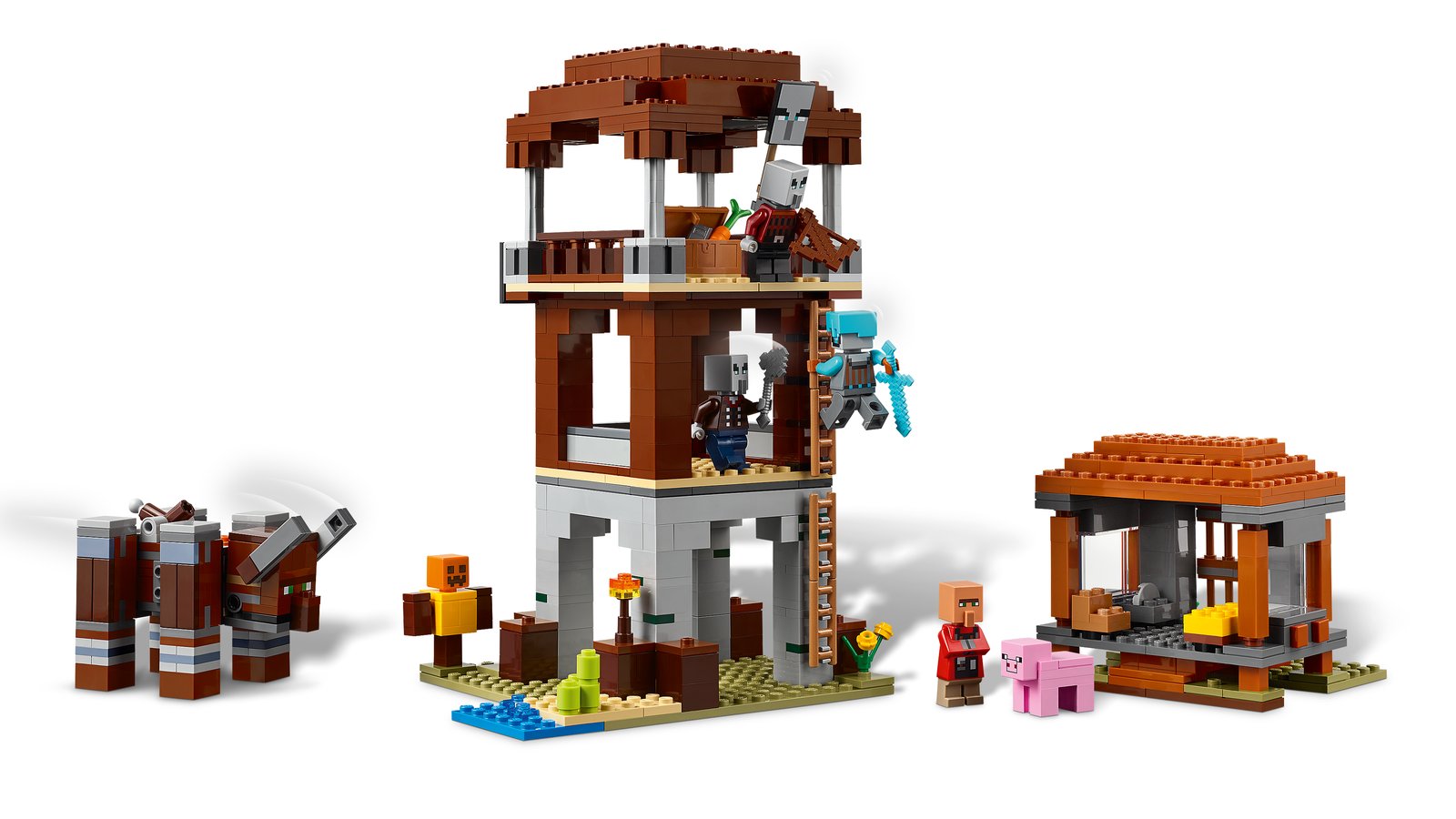 LEGO 21278 LEGO® Minecraft 21278 - Ein Verwüster am Plünderer-Außenposten – Detailansicht 2