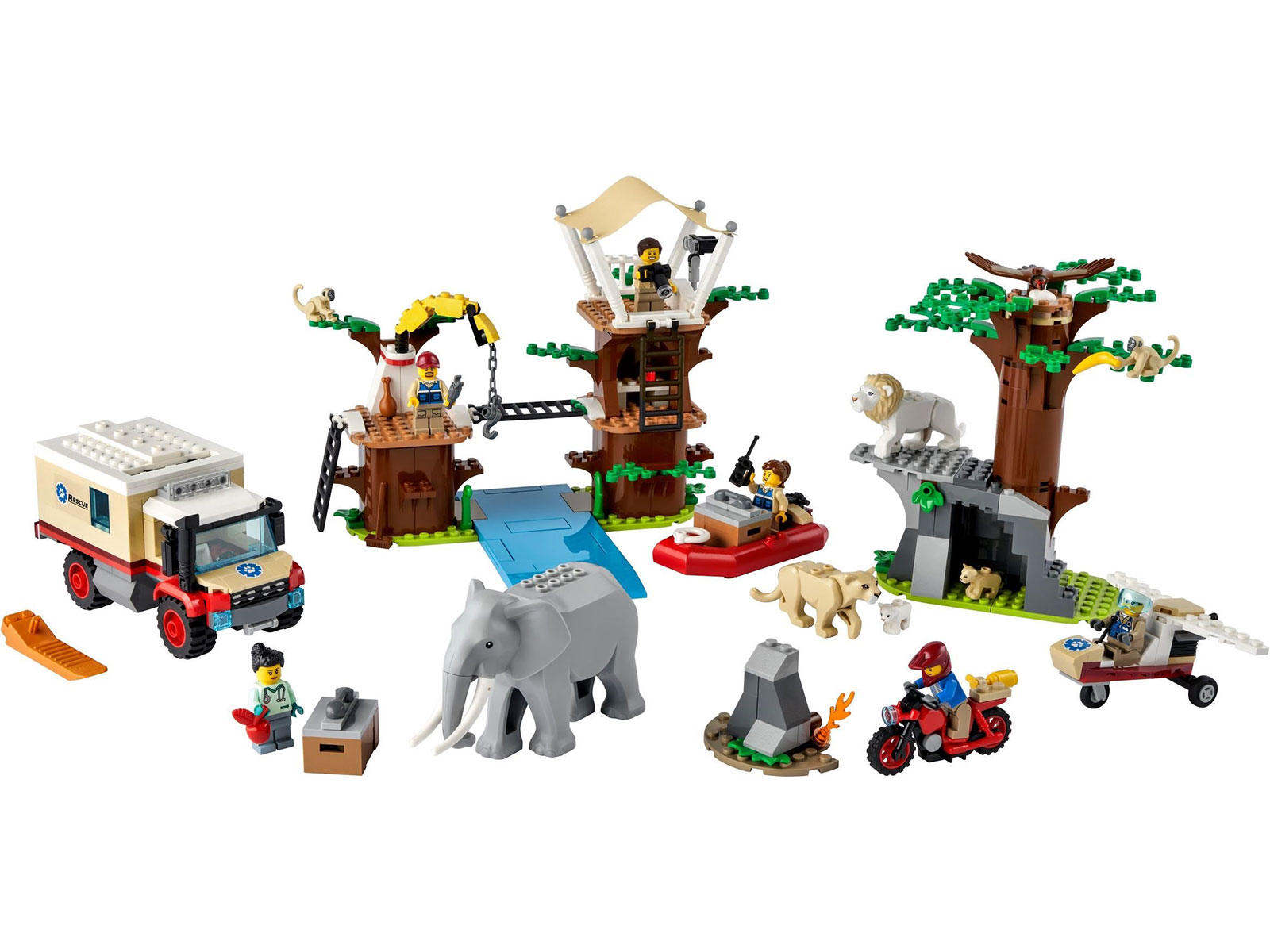 LEGO® City 60307 - Tierrettungscamp - Set