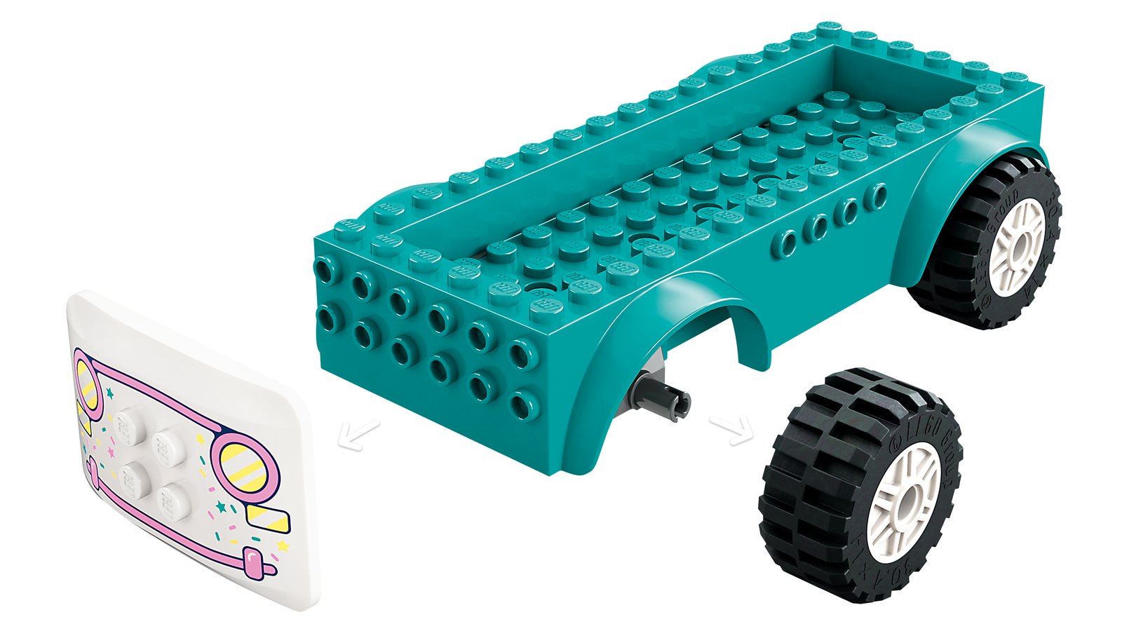 LEGO 42644 LEGO® Friends 42644 - Heartlake City Eiswagen – Detailansicht 3